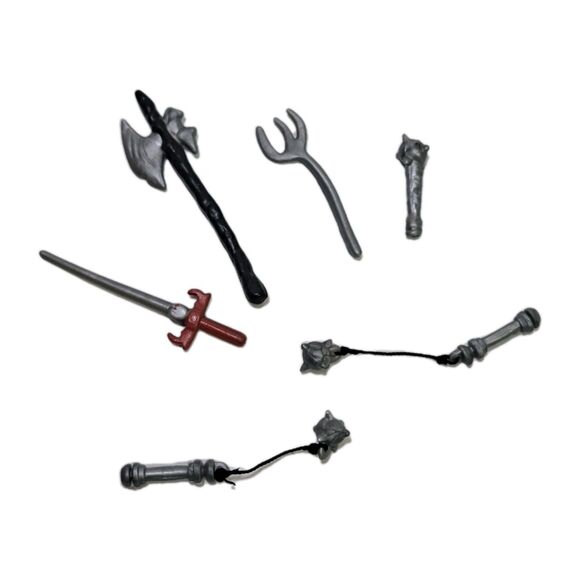 Vtg Mini Thundercats Accessory Lot 6 Miniature Weapons Accessories Bundle Set - Picture 2 of 2